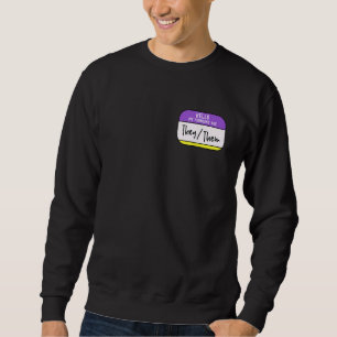Sweatshirt Mes Prononononosés Sont-Ils Genre Pride Non binair
