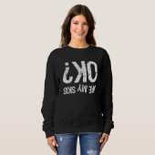 Sweatshirt Mes Skis Sont-Ils Ok Ski (Devant entier)