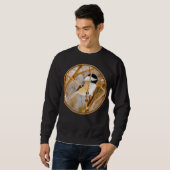 Sweatshirt Mésange à tête noire - Photographie originale (Devant entier)