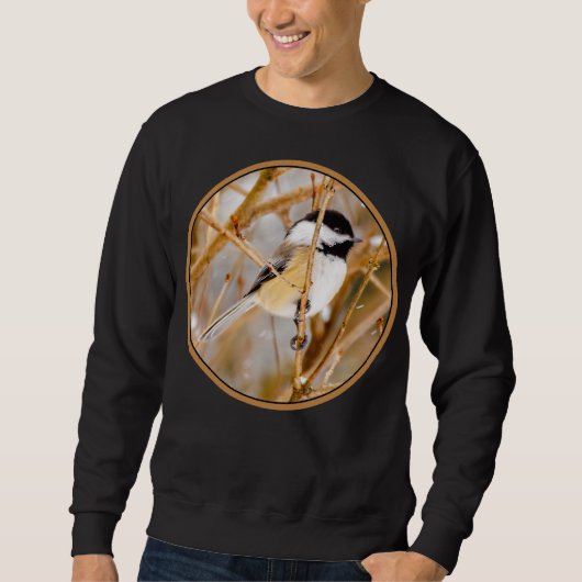 Sweatshirt Mésange à tête noire - Photographie originale (Devant)