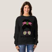 Sweatshirt Messy Bun Mental Health (Devant entier)