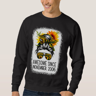 Sweatshirt Messy Bun Sunflower Magnifique depuis novembre 200