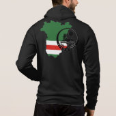 Sweatshirt met kapuche Chechnya (Achterkant)