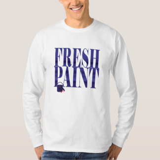 Sweatshirt met verse verf