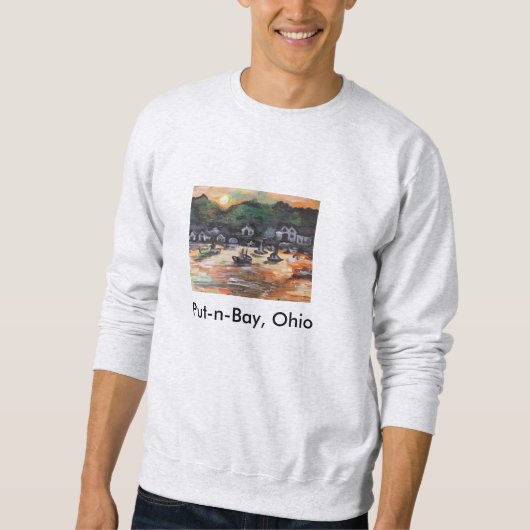 Sweatshirt Mettre-n-Baie peignant #3 (Devant)