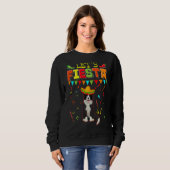 Sweatshirt Mexique Cinco De Mayo Fiesta Fêtons la frontière (Devant entier)