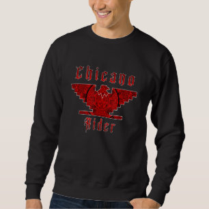 Sweatshirt Mexique Mens Huelga Bird Drapeau Chicano Rider Fer