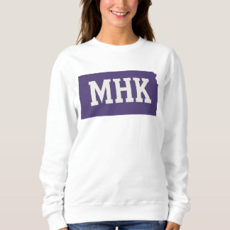 Sweatshirt MHK Kansas | Abréviation de Manhattan KS State