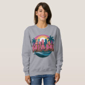Sweatshirt Miami Floride États-Unis (Devant entier)
