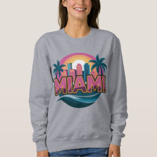 Sweatshirt Miami Floride États-Unis