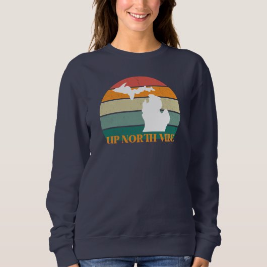 Sweatshirt Michigan Up North VIBE - bleu marine (Devant)