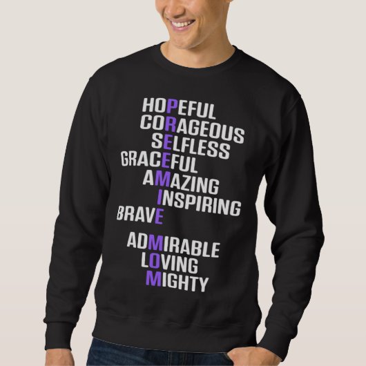 Sweatshirt Micro Preemie NICU New Mom Dad Amazing Premature B (Devant)