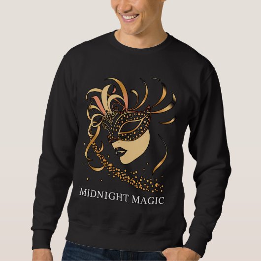 Sweatshirt Midnight Magic Élégant Mascarade 2026 (Devant)