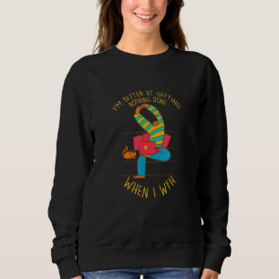 Sweatshirt Mieux Ne Rien Faire Travailler De L'Humour À Domic