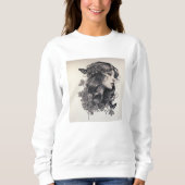 Sweatshirt Mignonne cadeau moderne et rare pour sa Wifey (Devant)