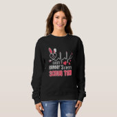 Sweatshirt Mignonne Chaque lapin est Favorite Scrub Tech Rn N (Devant entier)