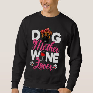 Sweatshirt Mignonne Chien Mère Boxer Chien Fête des Mères