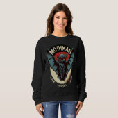 Sweatshirt Mignonne Cryptid Mothman 6 (Devant entier)