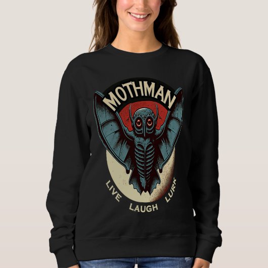 Sweatshirt Mignonne Cryptid Mothman 6 (Devant)