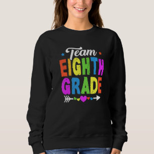 Sweatshirt Mignonne Equipe De 8E Année Enseignant Enfants Ret