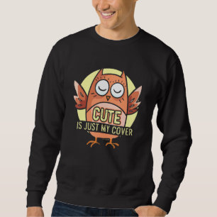 Sweatshirt Mignonne Est Juste Ma Couverture Chouette Aigle Mi