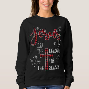 Sweatshirt Mignonne Jésus Est La Raison De La Saison Buffalo 