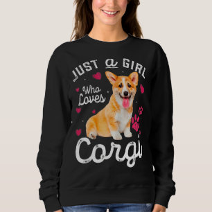 Sweatshirt Mignonne Juste Une Fille Qui Aime L'Amoureux des c