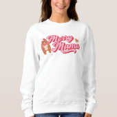 Sweatshirt Mignonne Mama Bear Saison de vacances (Devant)
