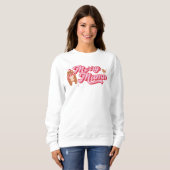 Sweatshirt Mignonne Mama Bear Saison de vacances (Devant entier)