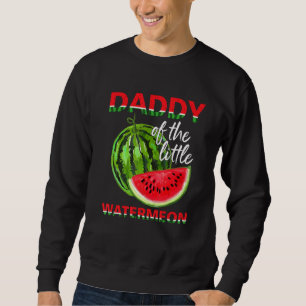 Sweatshirt Mignonne Papa De La Petite Pastèque Pour Hommes