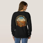 Sweatshirt Migration du papillon monarque (Dos entier)