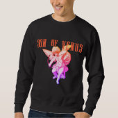 Sweatshirt Mikitiez cupide valentine angle arc-en-ciel amour  (Devant)