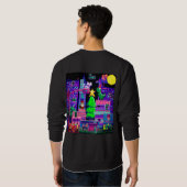 Sweatshirt Mikitiez terex dinosaure pixel christmasgame (Dos entier)