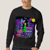 Sweatshirt Mikitiez terex dinosaure pixel christmasgame (Devant)