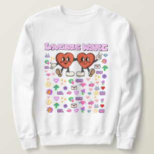 Sweatshirt Mikitiez valentin personnalisé drôle lovebug logic