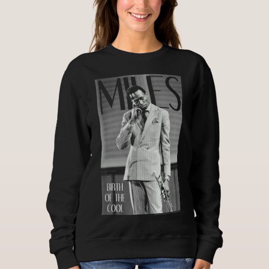 Sweatshirt Miles Davis Simply Cool (Devant)