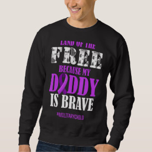 Sweatshirt Militaire Mois pourpre terrain
