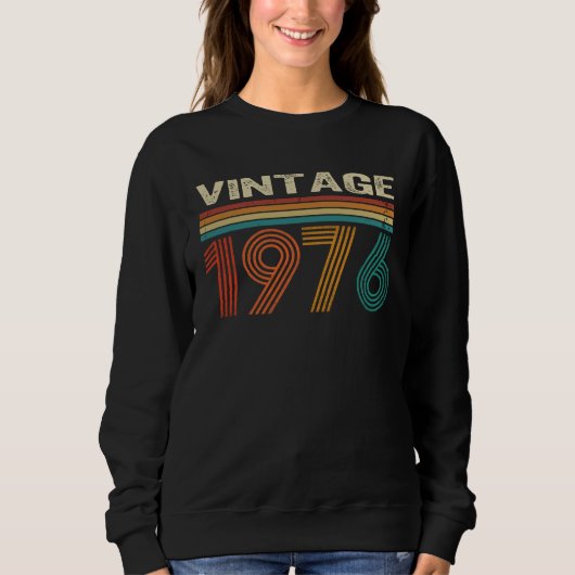 Sweatshirt Millésime 1976. (Devant)