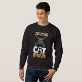 Sweatshirt Milsim Canon de chat - Fusil Airsoft (Devant entier)
