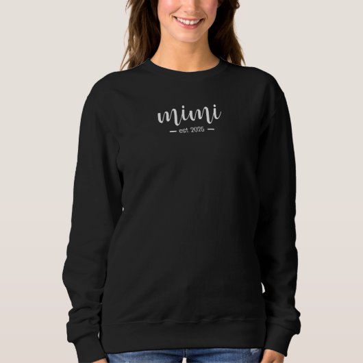 Sweatshirt Mimi depuis l'année Minimaliste (Devant)