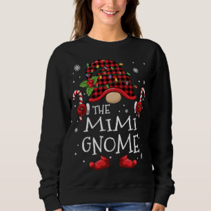 Sweatshirt Mimi Gnome Buffalo Plaid Christmas Tree Family Xma