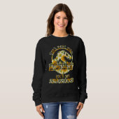 Sweatshirt Mimisaurus Dinosaure Rex Tournesol Moth (Devant entier)