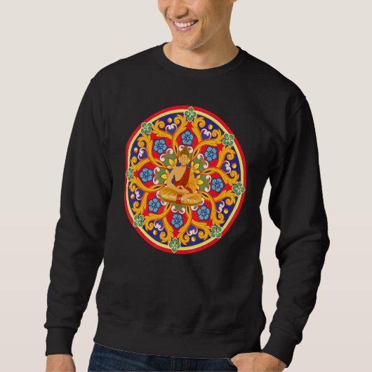 Sweatshirt Mindfulness Buddha Buddhism Spiritual Yoga Meditat (Devant)