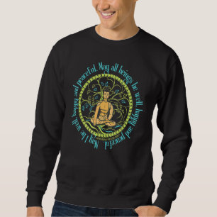 Sweatshirt Mindfult Bouddha Bouddhisme Spirituel Yoga Meditat