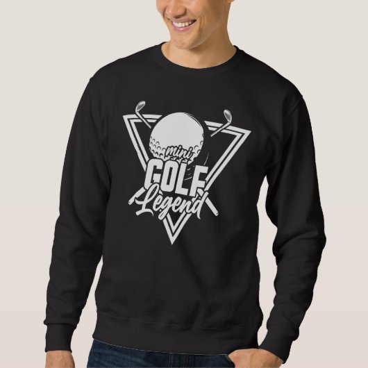 Sweatshirt Mini Golf Legend Golfing Trou à mâchoire (Devant)
