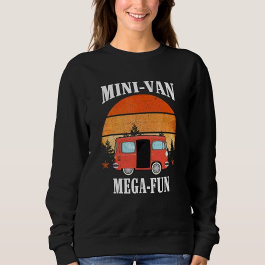 Sweatshirt Mini Van Mega Fun Travel Outdoor Driving (Devant)