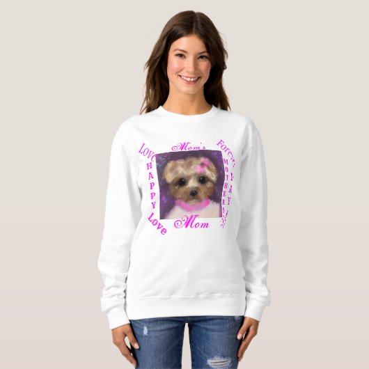 SWEATSHIRT MINI YORKIE POO (Devant entier)