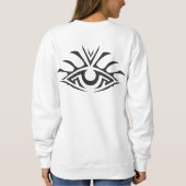 Sweatshirt Minimal Black Ink Tattoo Style Artwork (Dos)