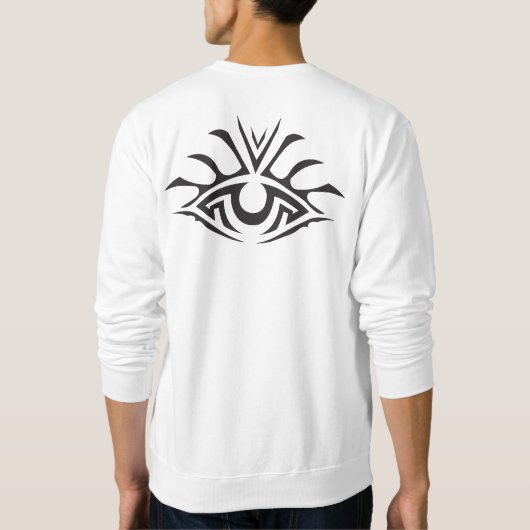 Sweatshirt Minimal Black Ink Tattoo Style Artwork (Dos)