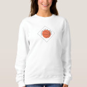 Sweatshirt Minimalist Basketball Design (Devant)